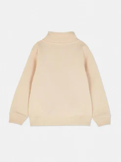 Bluza ze stójką zapinaną na suwak z przodu