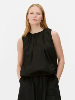 Bluzka bez rękawów o luźnym kroju The Edit