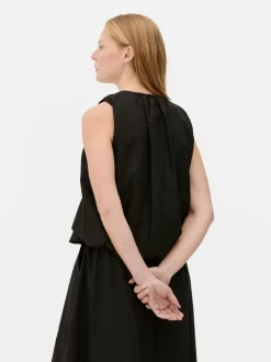 Bluzka bez rękawów o luźnym kroju The Edit