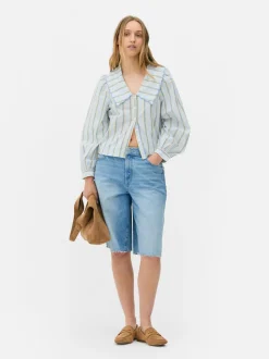 Bluzka z muszelkowym kołnierzykiem Paula Echevarria