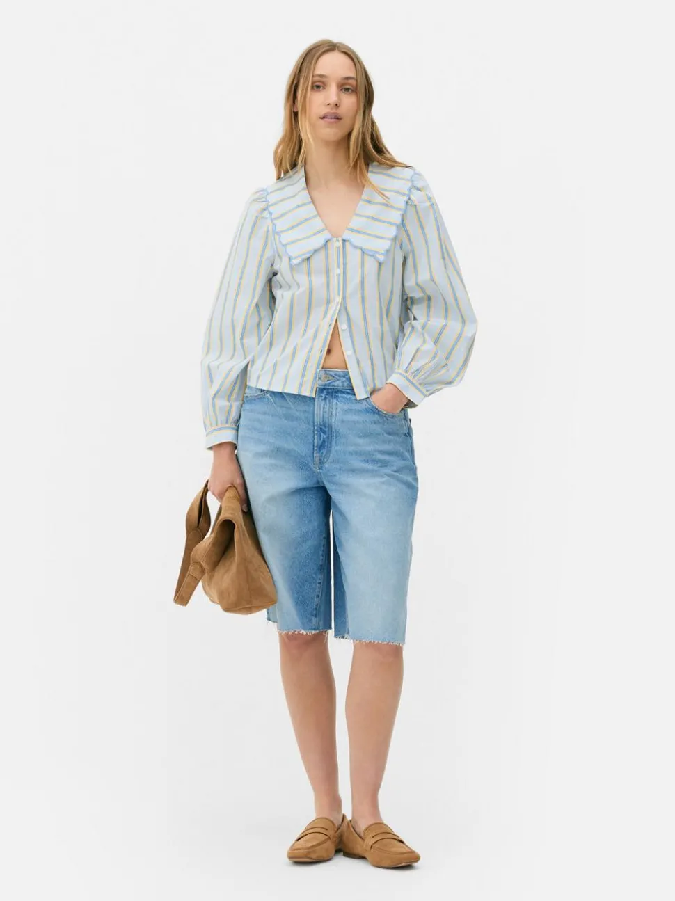 Bluzka z muszelkowym kołnierzykiem Paula Echevarria