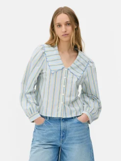 Bluzka z muszelkowym kołnierzykiem Paula Echevarria