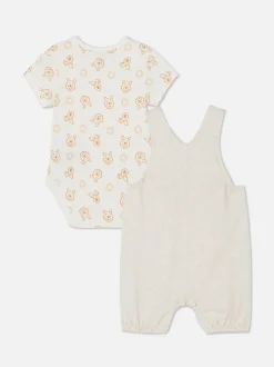 Body i ogrodniczki z Kubusiem Puchatkiem Disneya