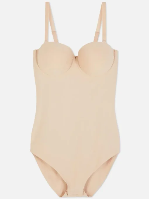 Body modelujące z lycry z miseczkami