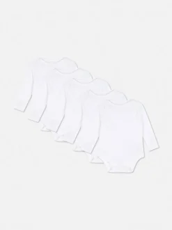 Body z długim rękawem Essential, 5 szt.