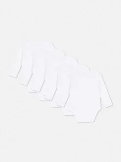 Body z długim rękawem Essential, 5 szt.