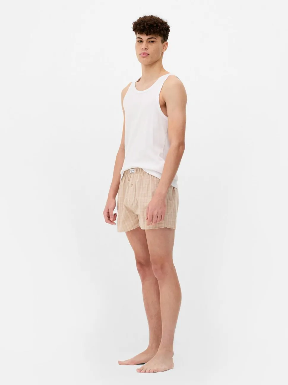 Bokserki w kratę, 3 pary