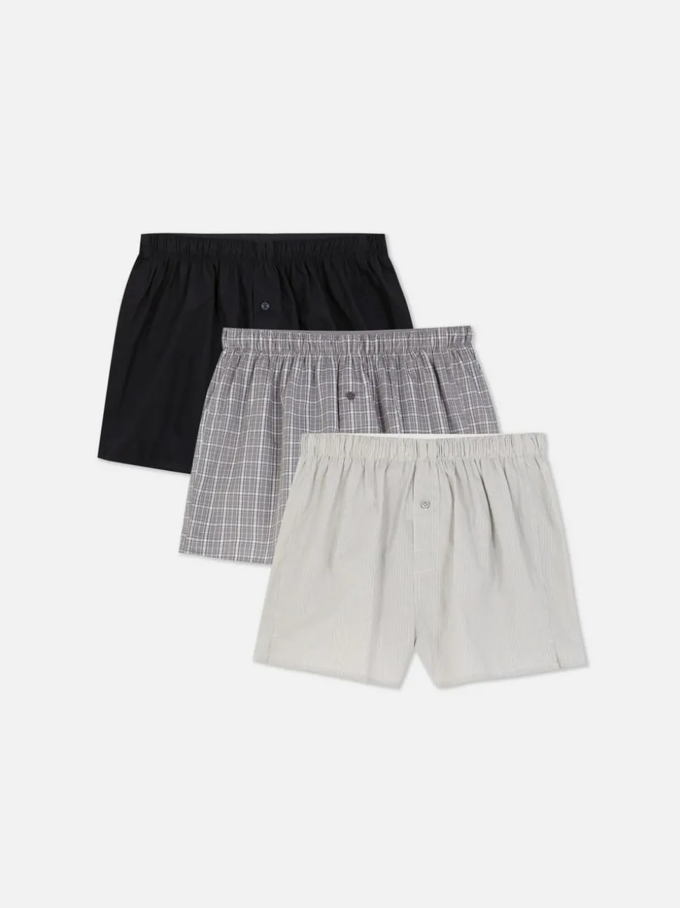 Bokserki w kratę, 3 pary