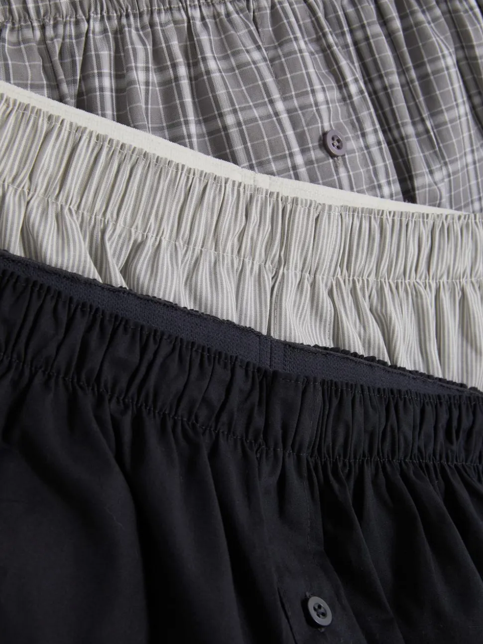 Bokserki w kratę, 3 pary