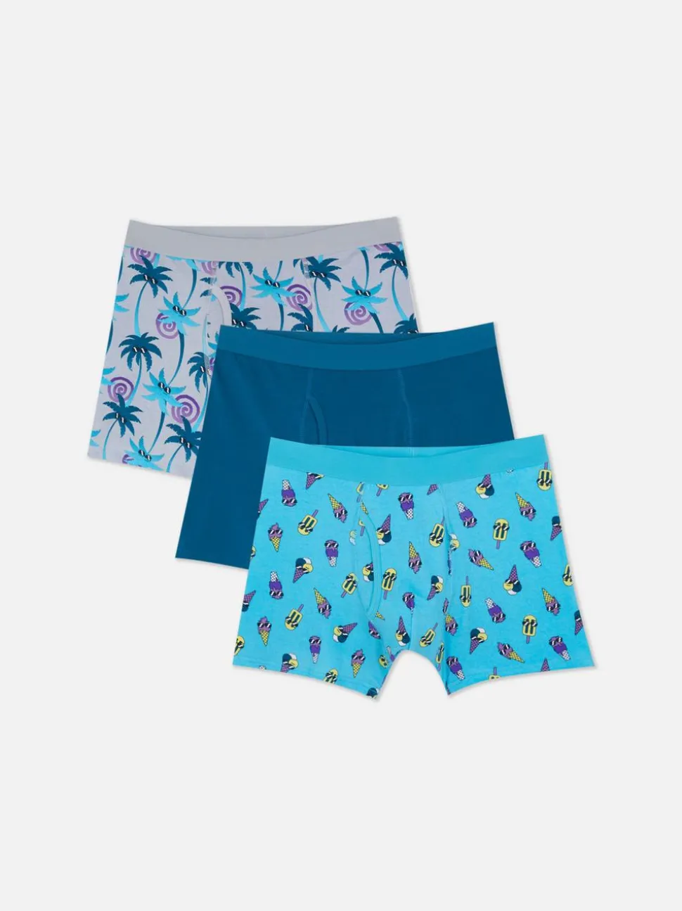 Bokserki w palmy, 3 pary