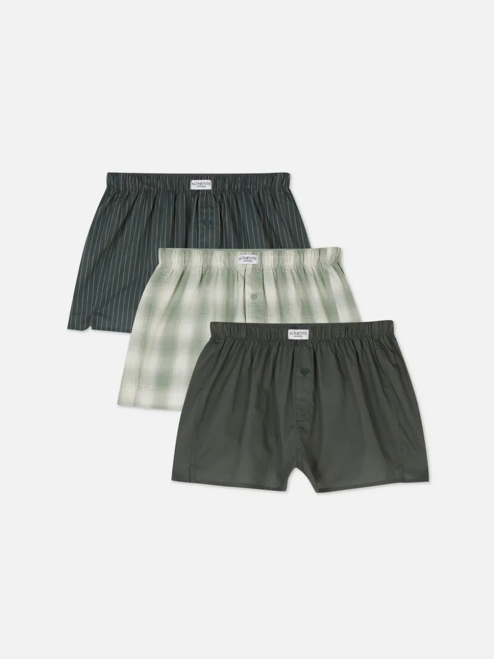 Bokserki w paski, 3 szt.