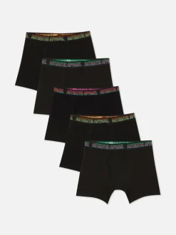 Bokserki z gumką z efektem ombre, 5 par