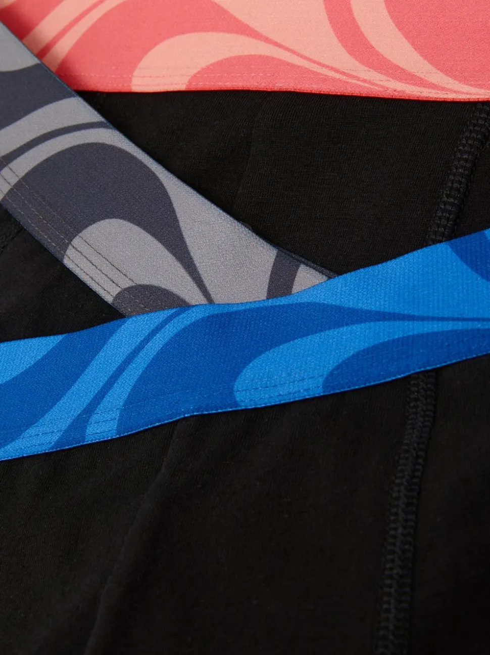 Bokserki z gumką ze wzorem w fale, 5 par