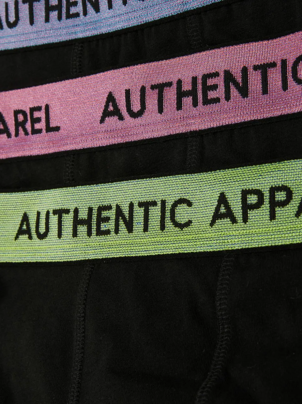 Bokserki z opalizującą gumką, 3 pary