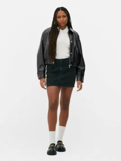 Bomberka ze sztucznej skóry