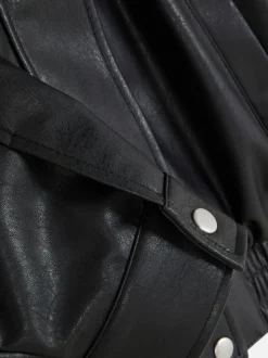 Bomberka ze sztucznej skóry