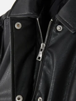 Bomberka ze sztucznej skóry