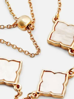 Bransoletka z abstrakcyjnym kwiatowym motywem