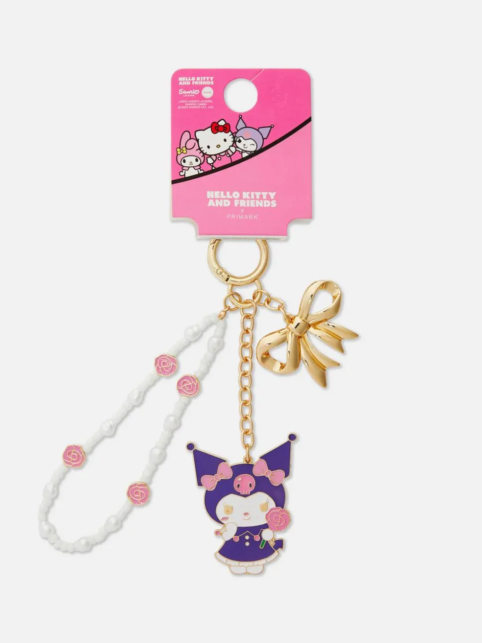 Brelok do kluczy z motywem Kuromi z Hello Kitty