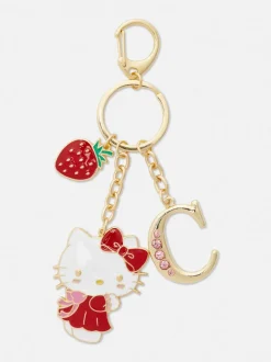 Brelok z przywieszką z inicjałem oraz z Hello Kitty