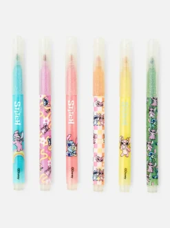 Brokatowe markery z motywem Disneya, 6 szt.