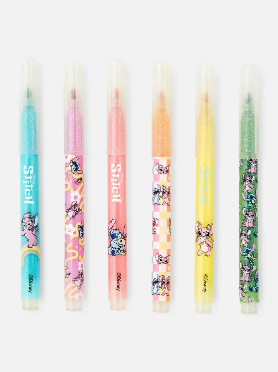 Brokatowe markery z motywem Disneya, 6 szt.