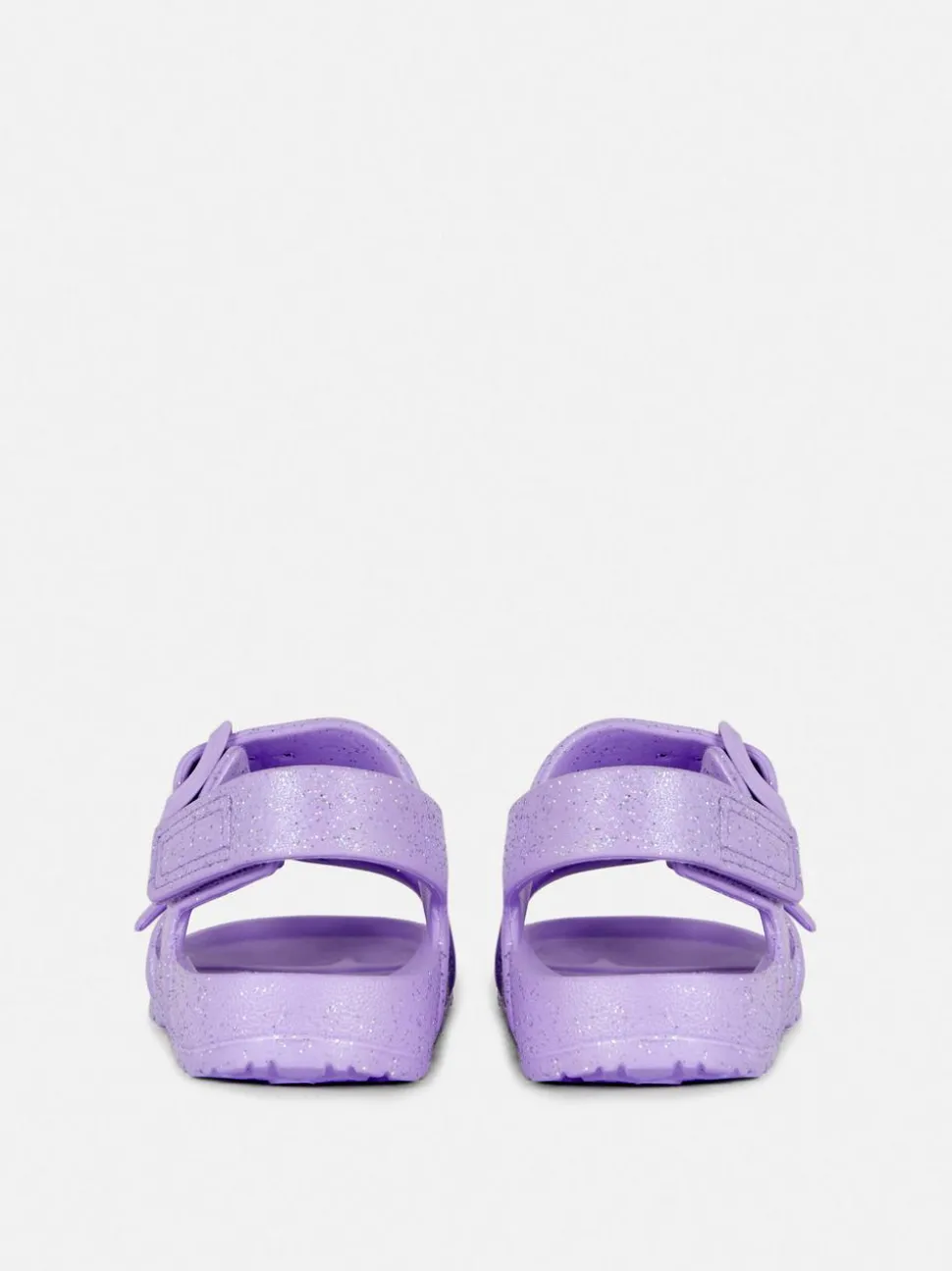 Brokatowe sandały z paskami z klamrą