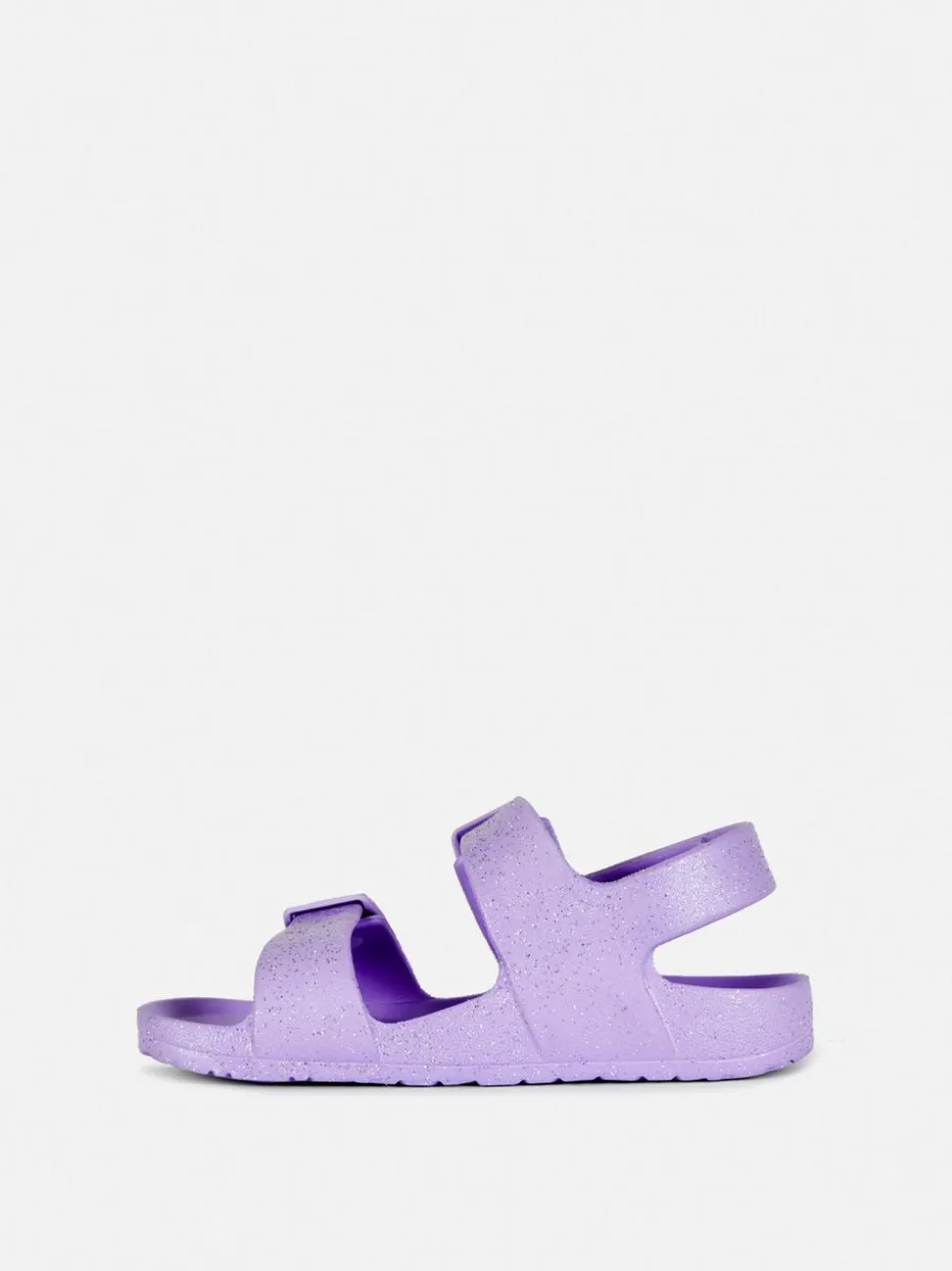 Brokatowe sandały z paskami z klamrą