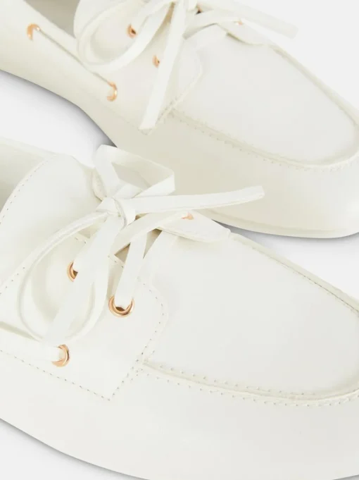 Buty żeglarskie ze sztucznej skóry