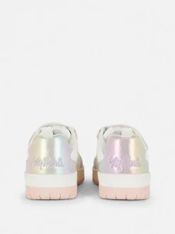 Buty sportowe z metalicznym wzorem i motywem Disneya