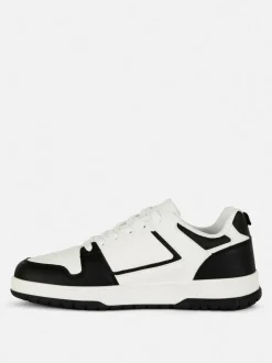 Buty sportowe z niską cholewką i panelami