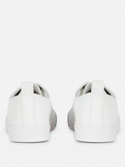 Buty sportowe ze sztucznej skóry z niską cholewką