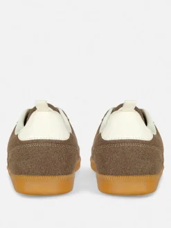 Buty sportowe ze sztucznego zamszu z niską cholewką