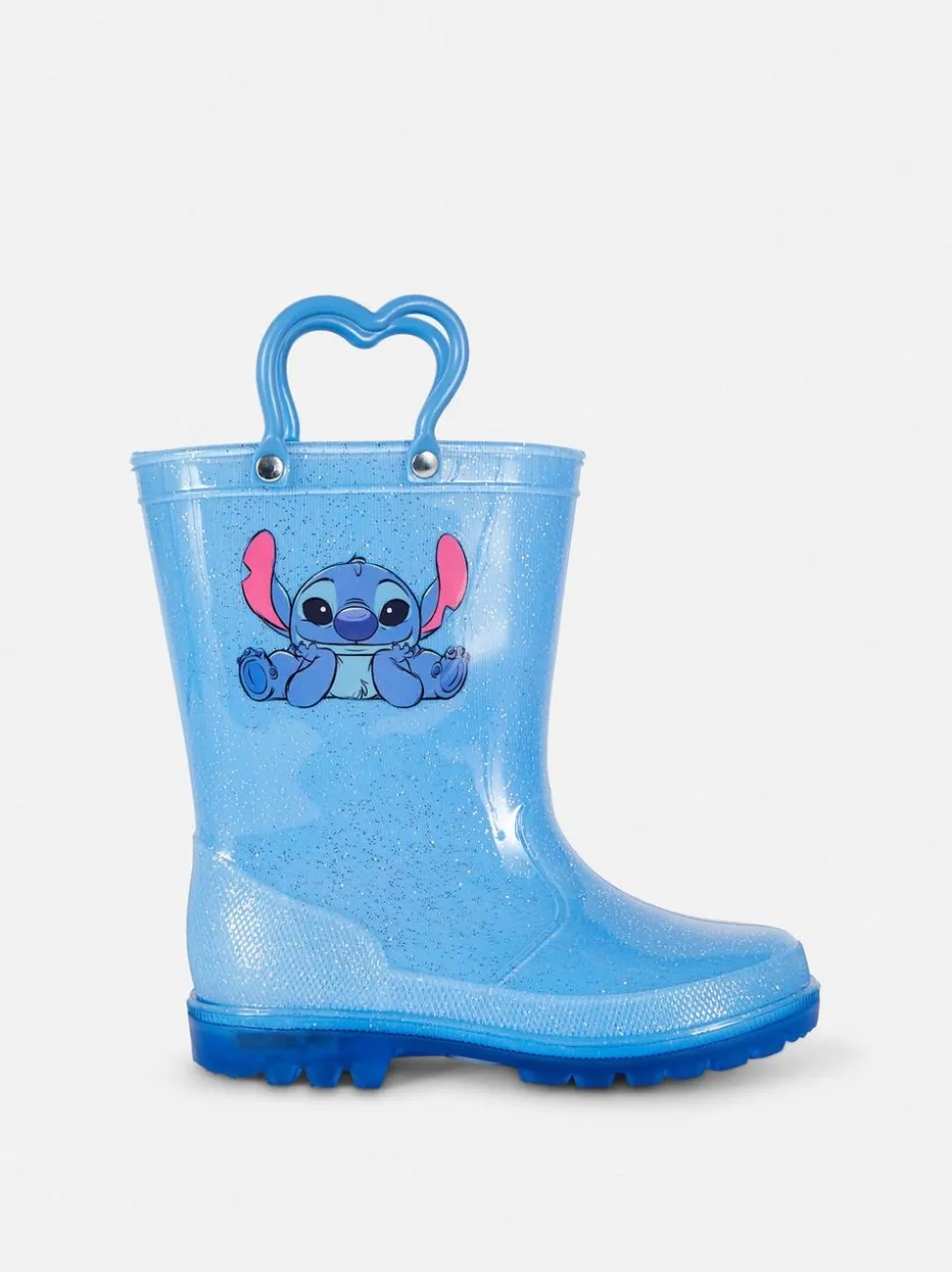 Błyszczące podświetlane kalosze ze Stichem Disneya