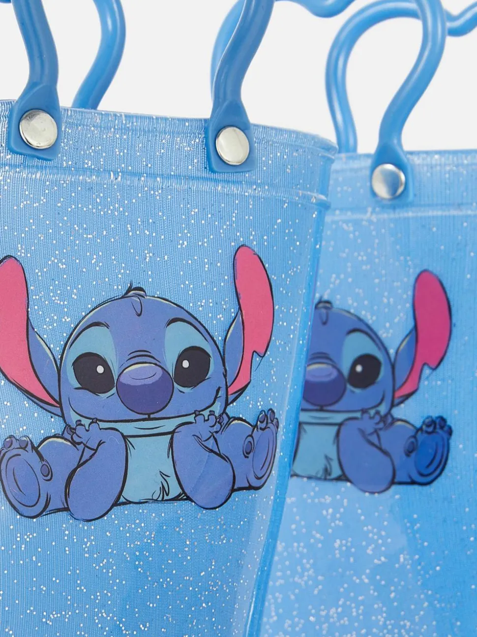 Błyszczące podświetlane kalosze ze Stichem Disneya