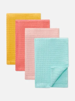 Ściereczki kuchenne o waflowej teksturze, 4 szt.