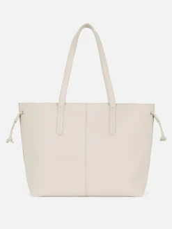 Ściągana sznurkiem torba shopper ze sztucznej skóry