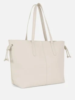 Ściągana sznurkiem torba shopper ze sztucznej skóry