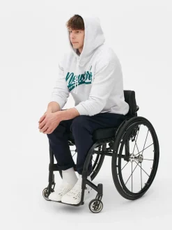 Ściągane sznurkiem spodnie dresowe ze zwężanymi nogawkami