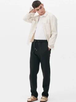 Ściągane sznurkiem spodnie dresowe ze zwężanymi nogawkami