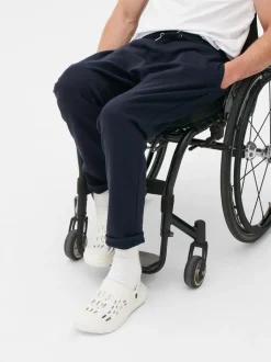 Ściągane sznurkiem spodnie dresowe ze zwężanymi nogawkami