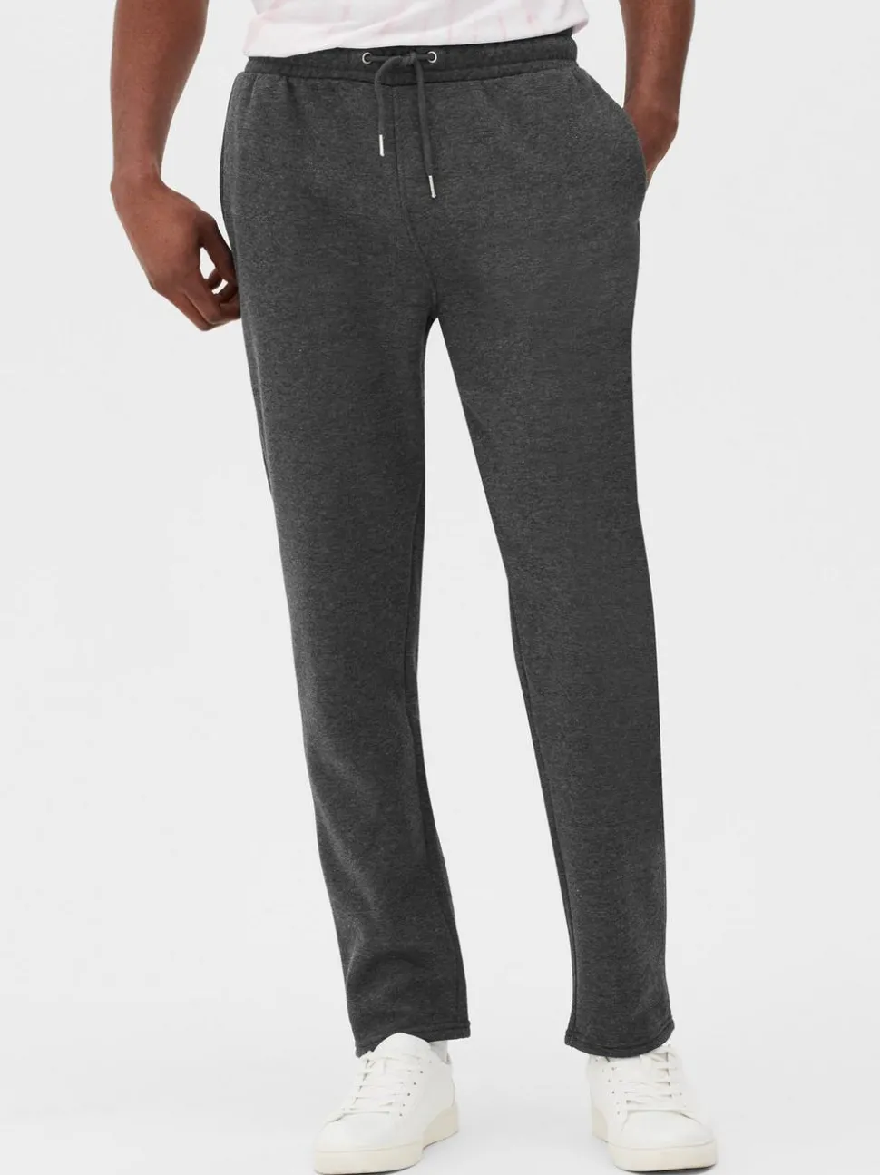 Ściągane sznurkiem spodnie dresowe ze zwężanymi nogawkami