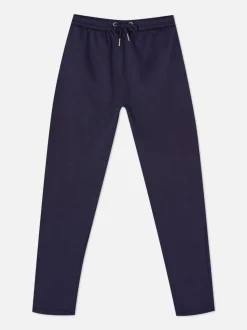 Ściągane sznurkiem spodnie dresowe ze zwężanymi nogawkami