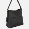 Cylindryczna torba shopper z klamrą