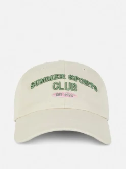 Czapka z daszkiem z napisem Summer Sports Club