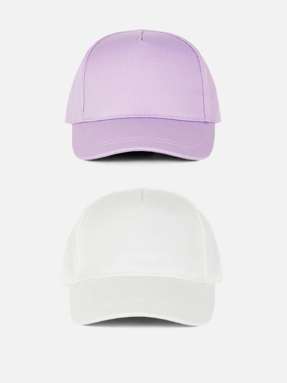 Czapki bejsbolowe z regulacją, 2 szt.