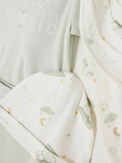 5-częściowy podstawowy zestaw dla noworodka z owcą