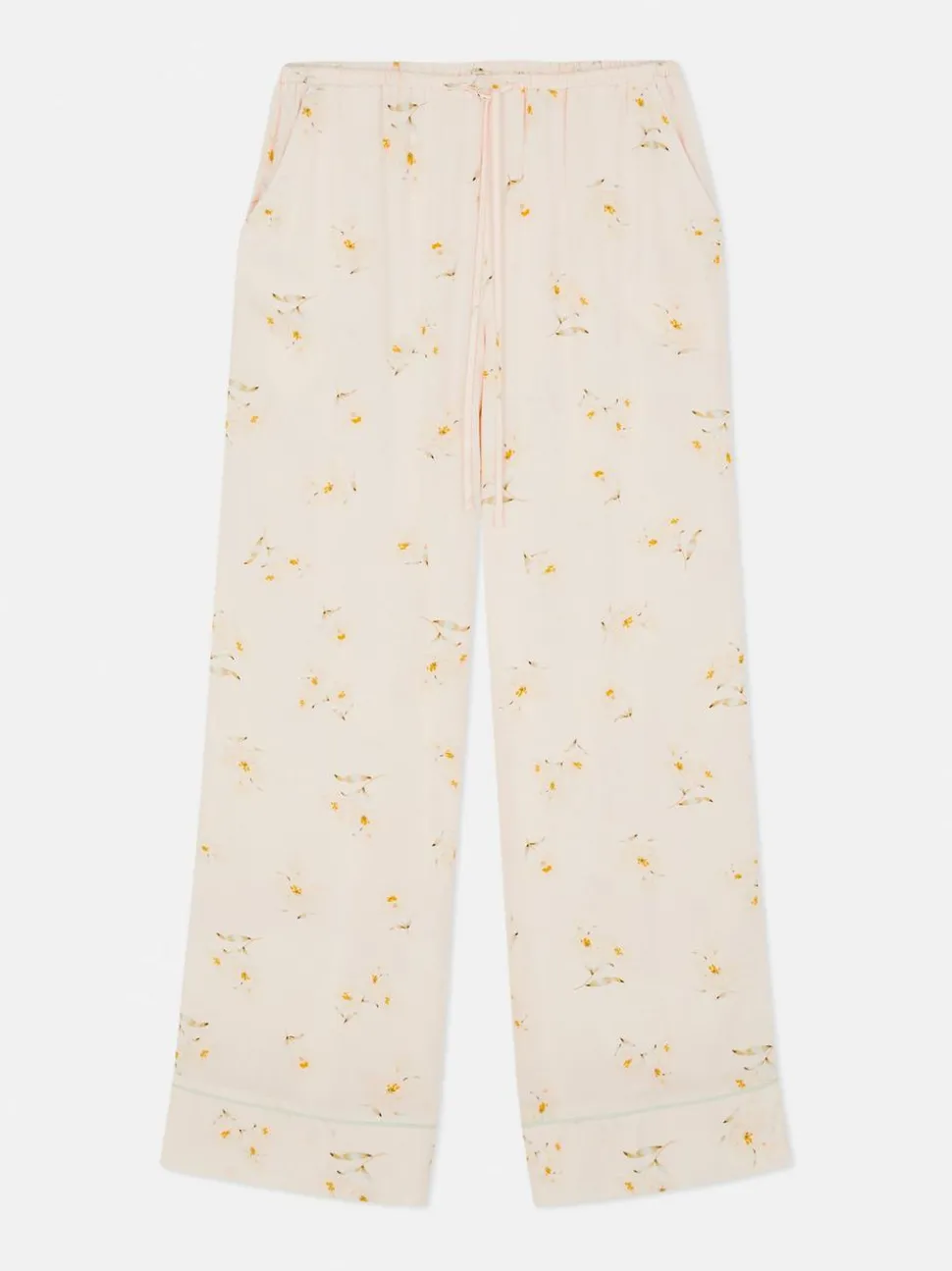 Dół od piżamy z kwiecistymi nogawkami