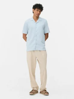 Dżersejowa koszula z zapięciem na guziki