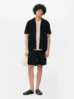 Dżersejowa koszula z zapięciem na guziki